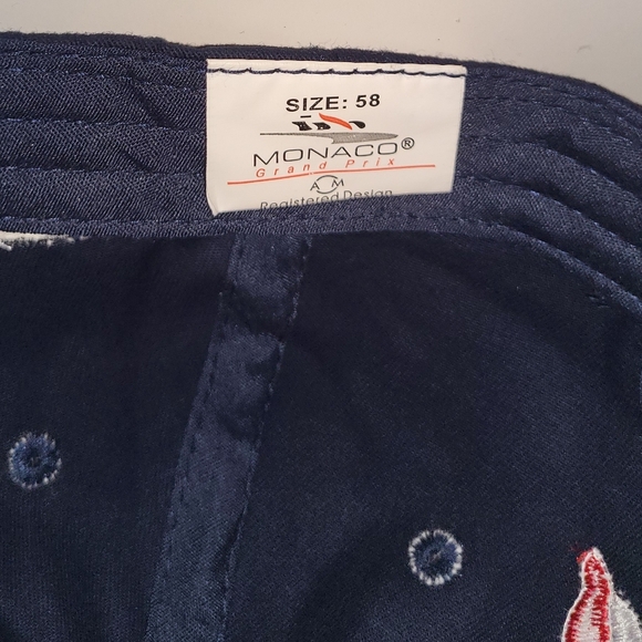 Monaco Grand Prix Blue Cap Monte Carlo 100% Cotten - Picture 5 of 6